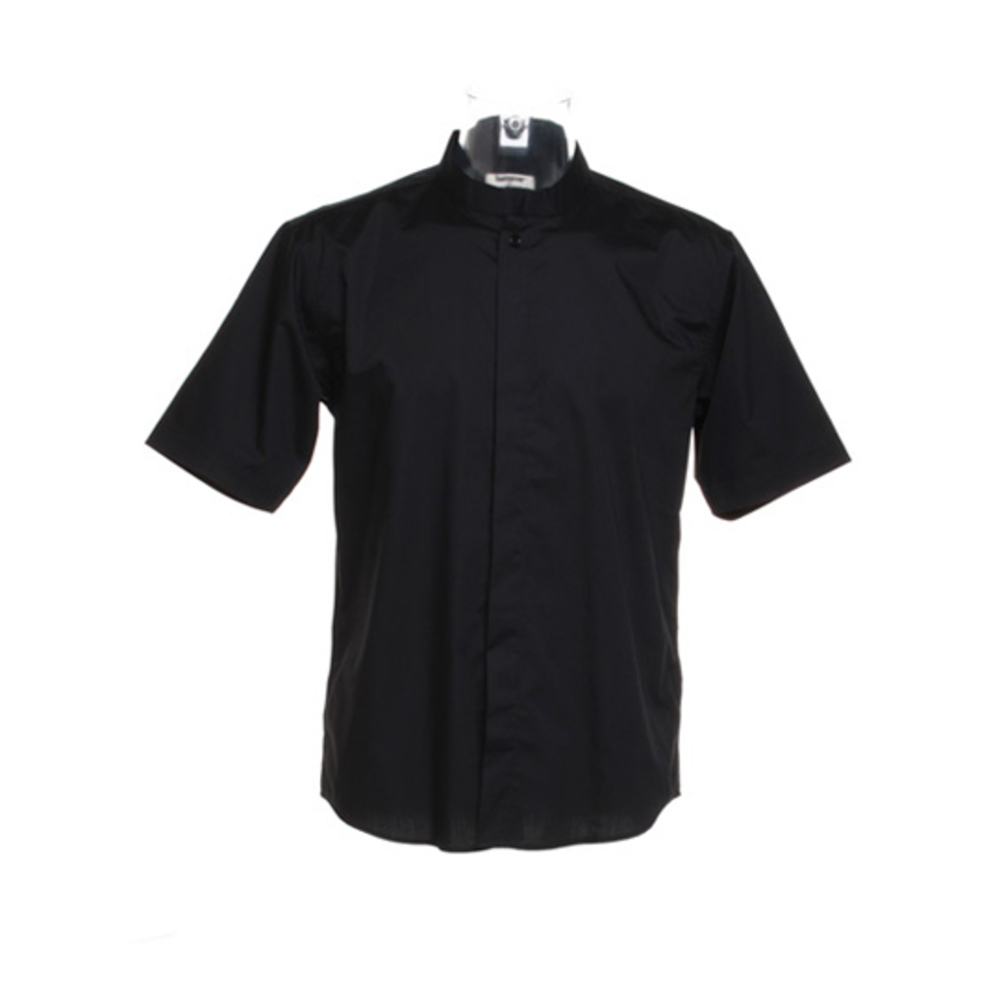 Men´s Bar Shirt Mandarin-Collar Shortsleeve