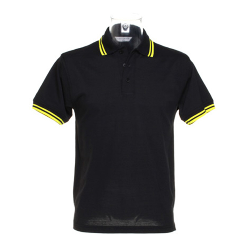 Tipped collar polo