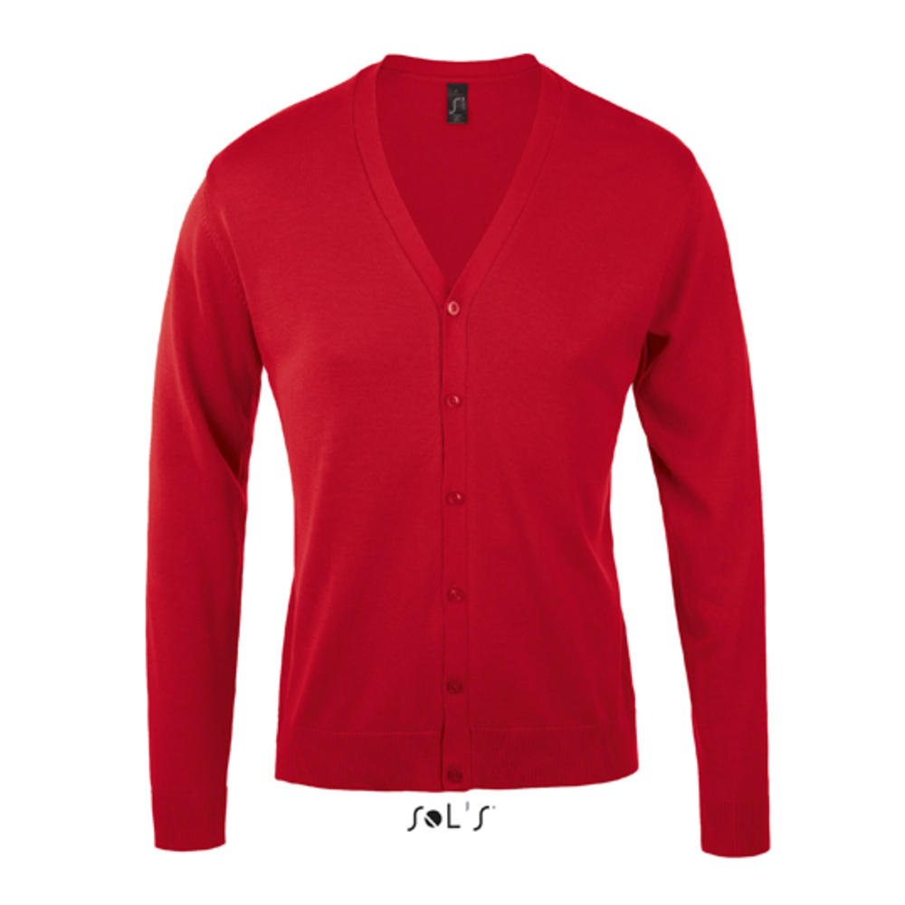Cardigan en tricot à col V Golden Men