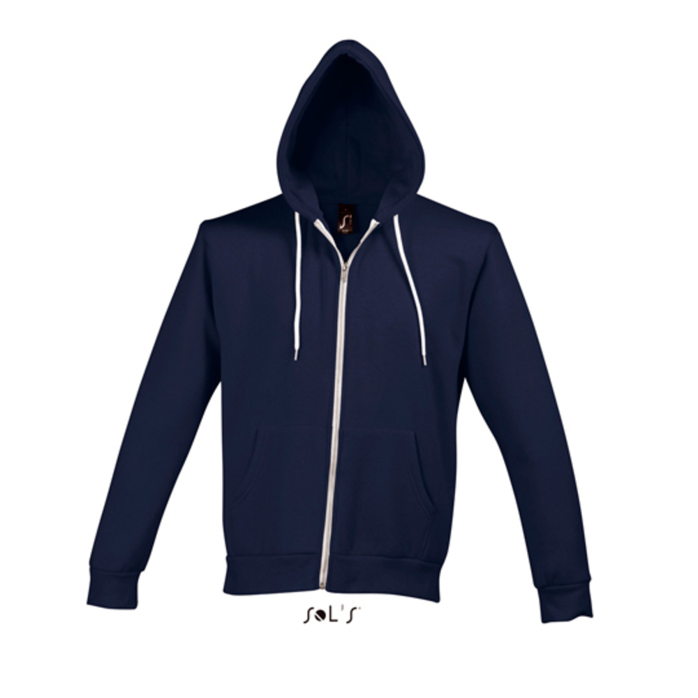 Hooded Zipped Jacket Silver