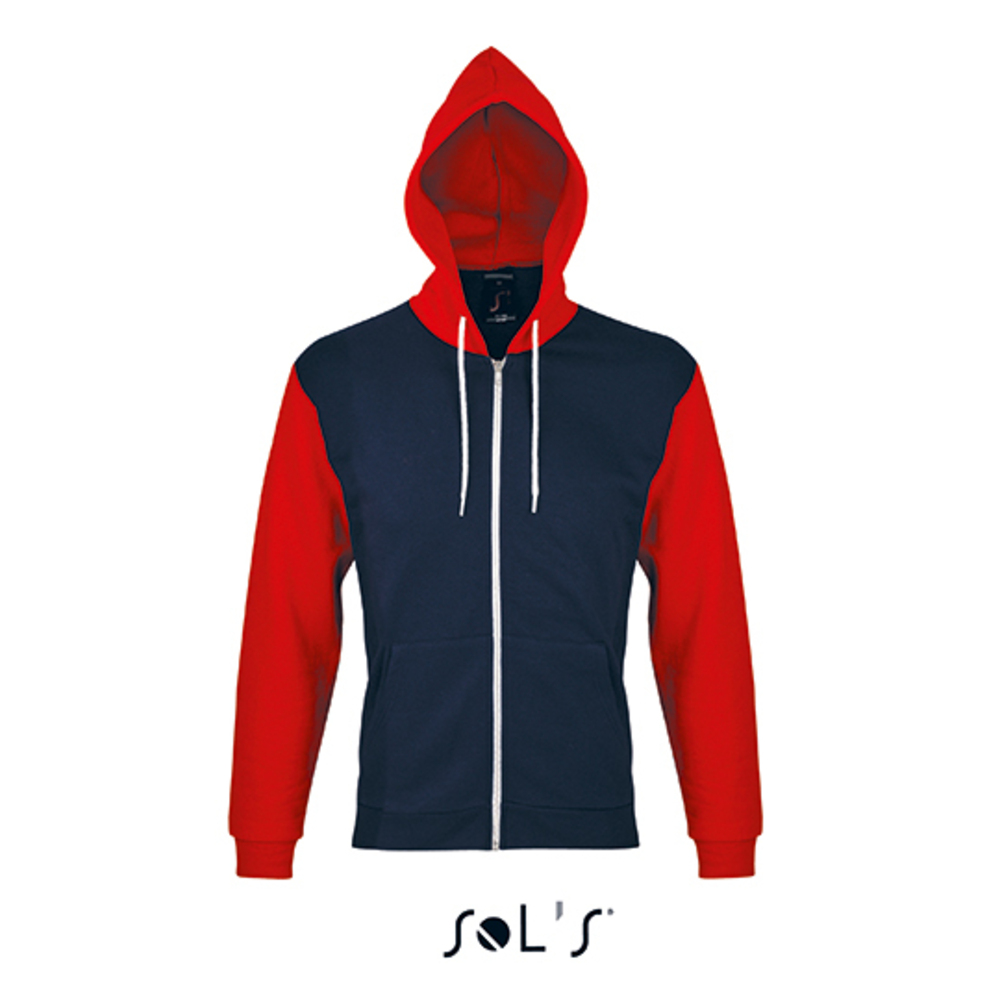 Hooded Zipped Jacket Silver