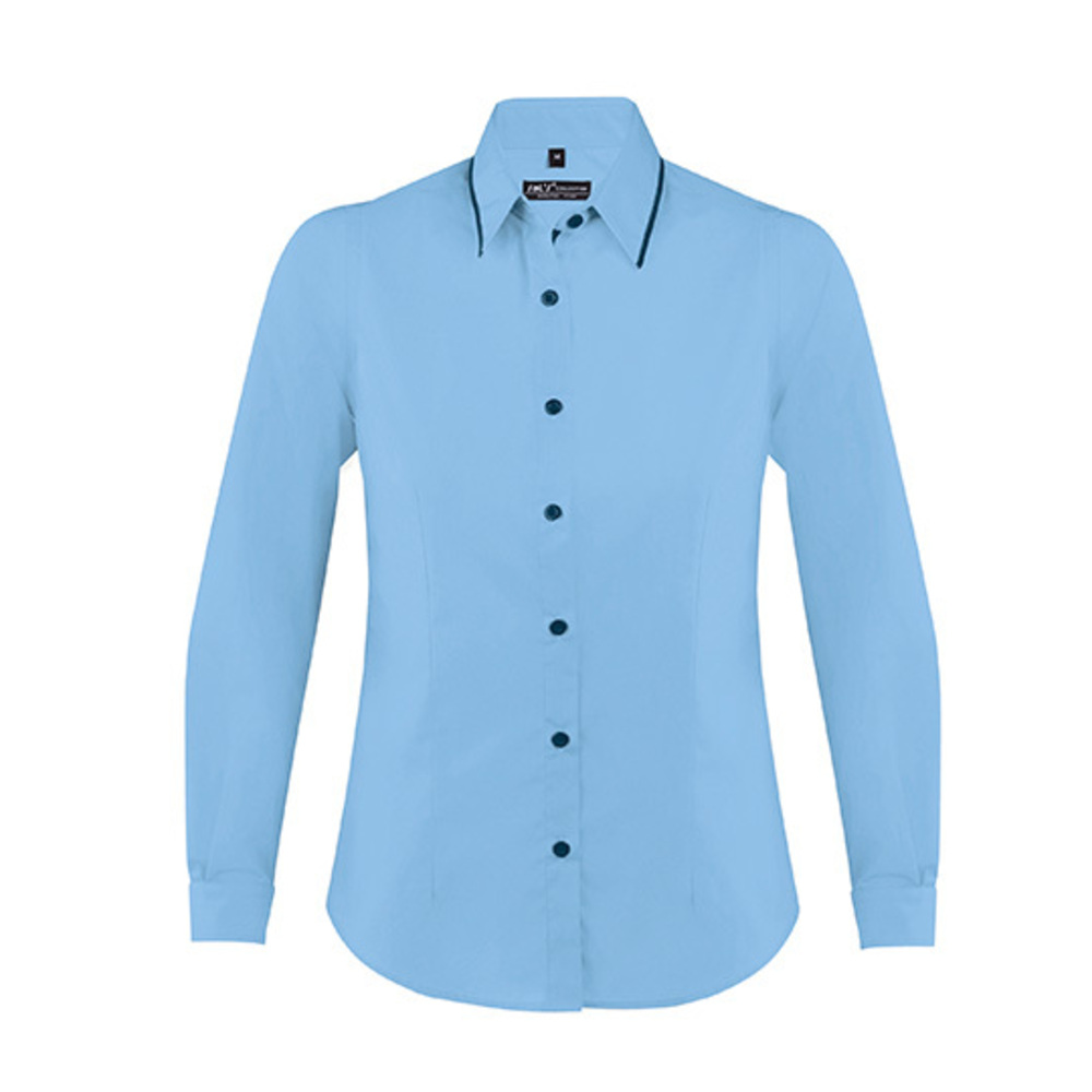 Womens Long Sleeves Fitted Shirt Baxter