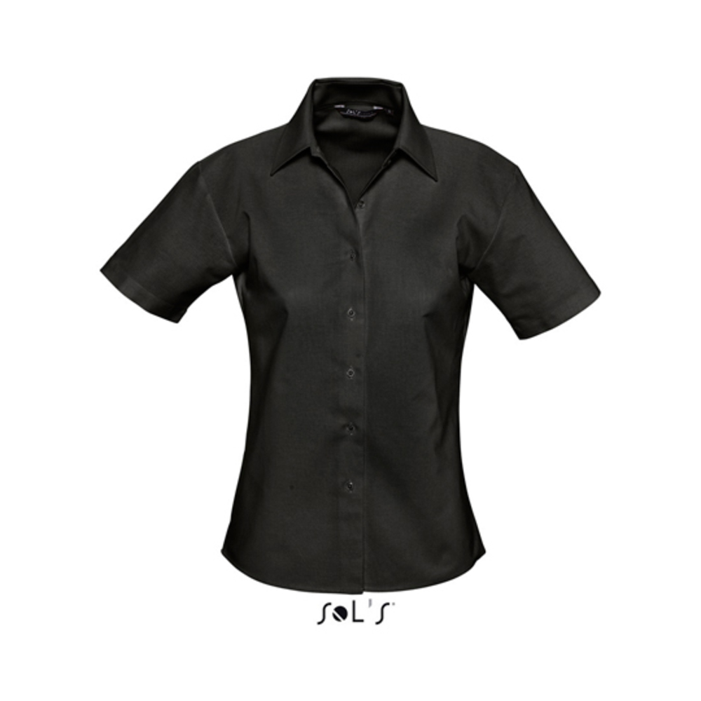 Ladies Oxford Short-Sleeved Blouse Elite