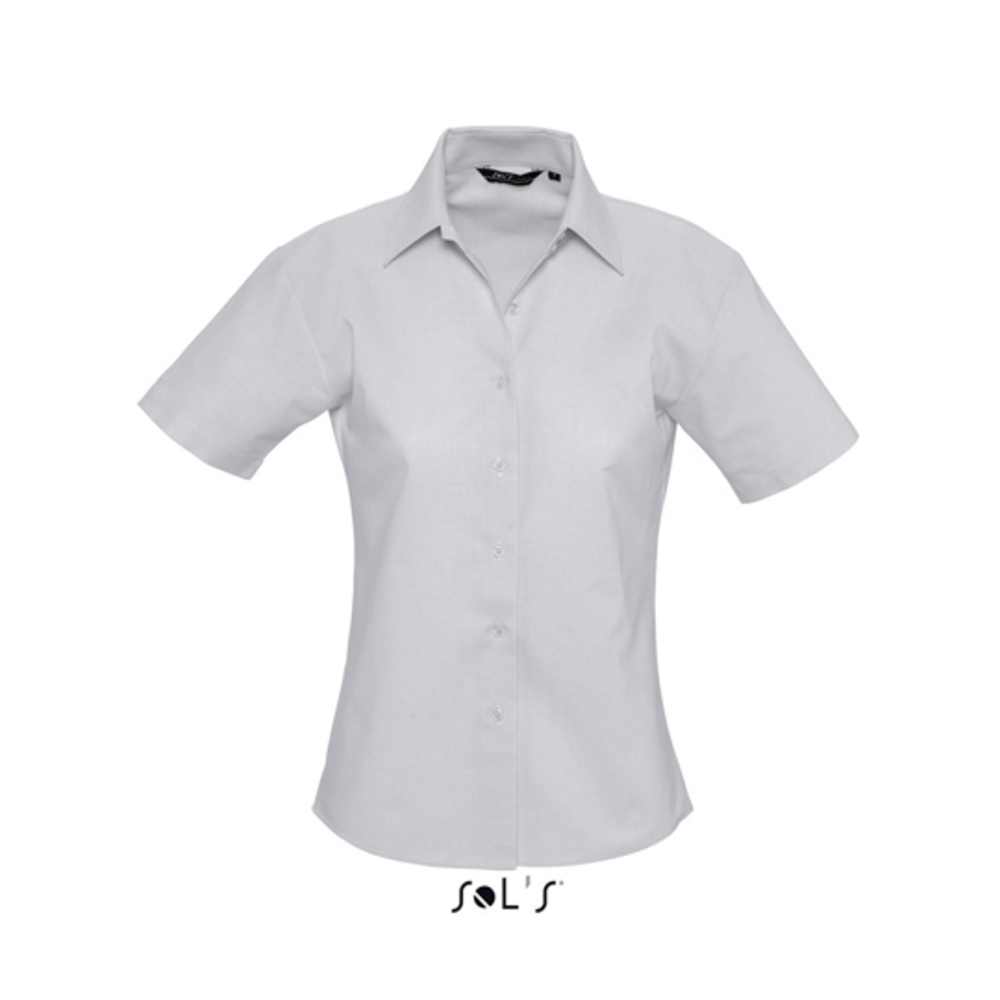 Damen Oxford-Kurzarmbluse Elite