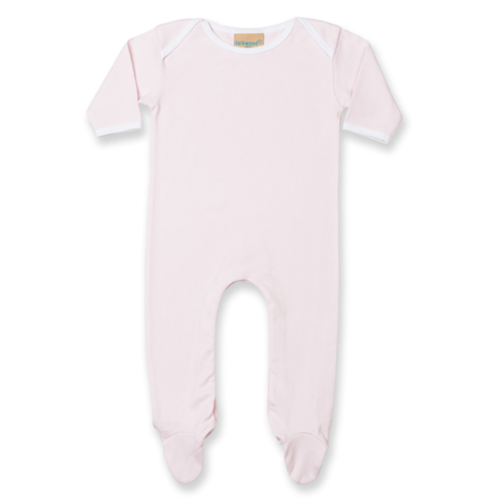 Contrast Long Sleeved Sleepsuit