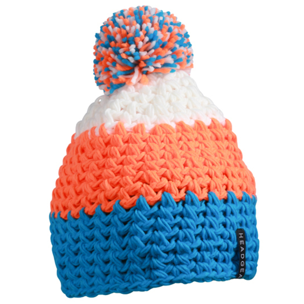 Crocheted Cap with Pompon