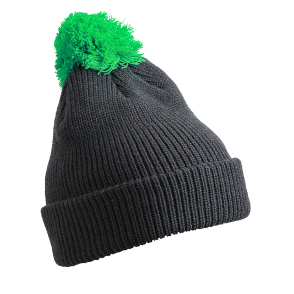 Pompon Hat with Brim