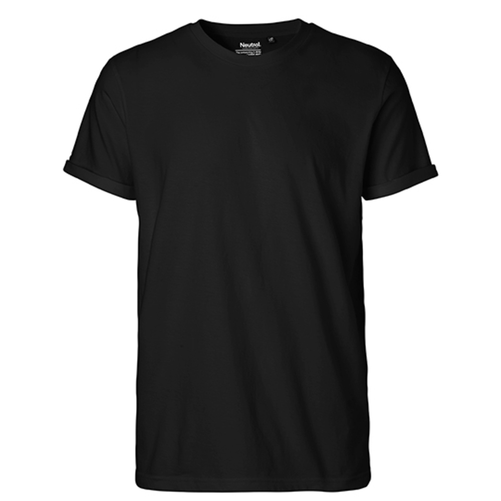 T-shirt manches retroussées pour homme