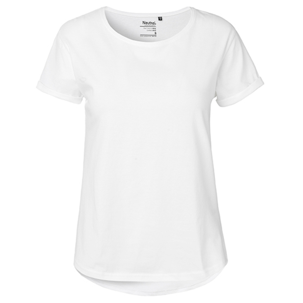 Ladies Roll Up Sleeve T-Shirt