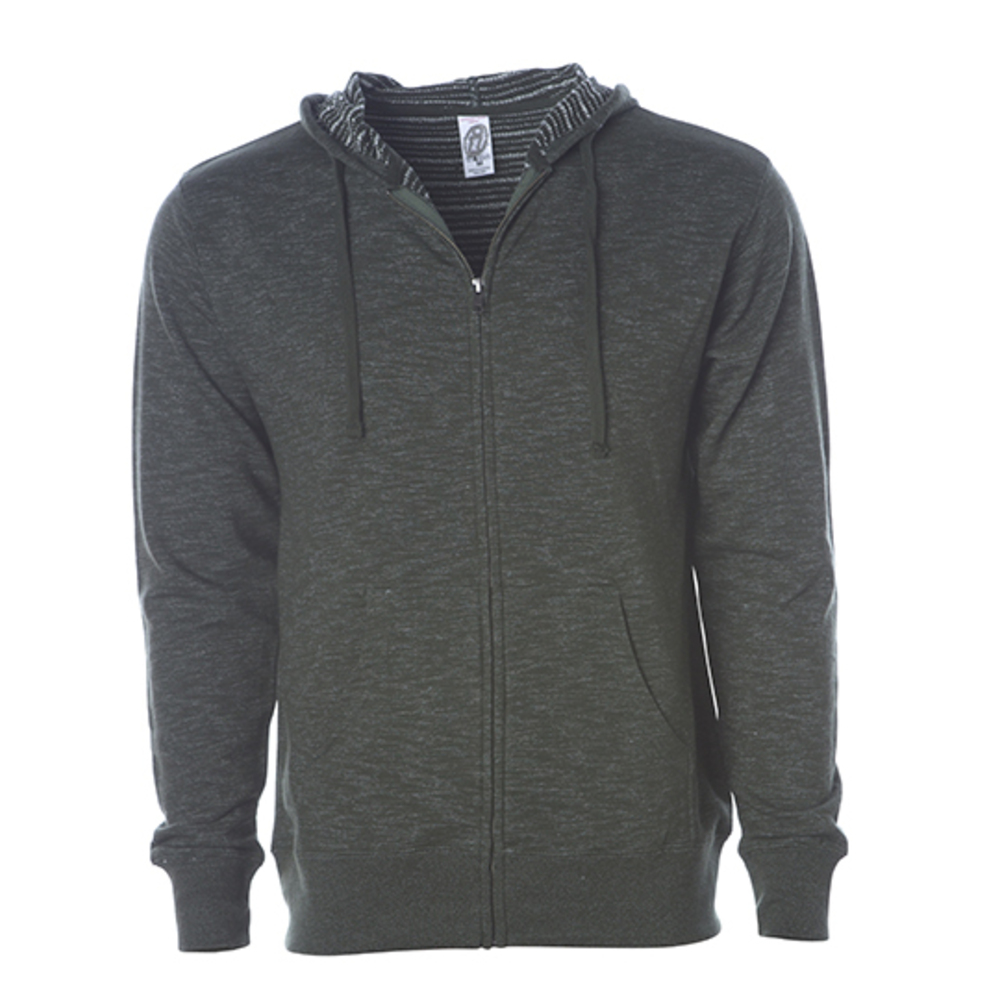 Men´s Midweight Baja Stripe French Terry zip Hood