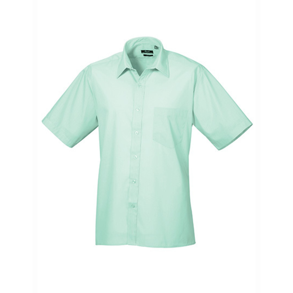 Chemise à manches courtes en popeline (chemise homme/manche courte)