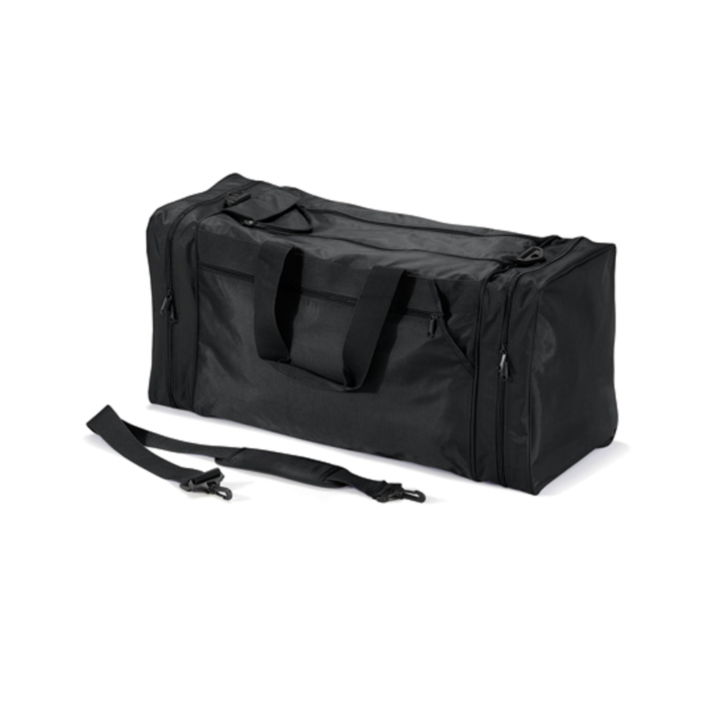 black sports holdall