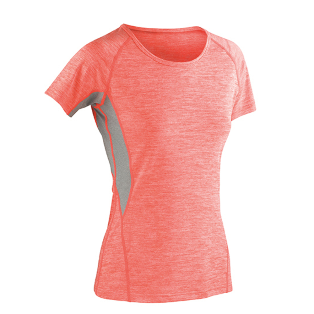 Fitness Womens Tech Panel Marl T-Shirt