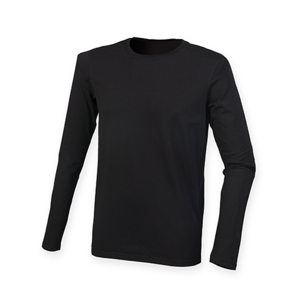 Mens Feel Good Long Sleeved Stretch T