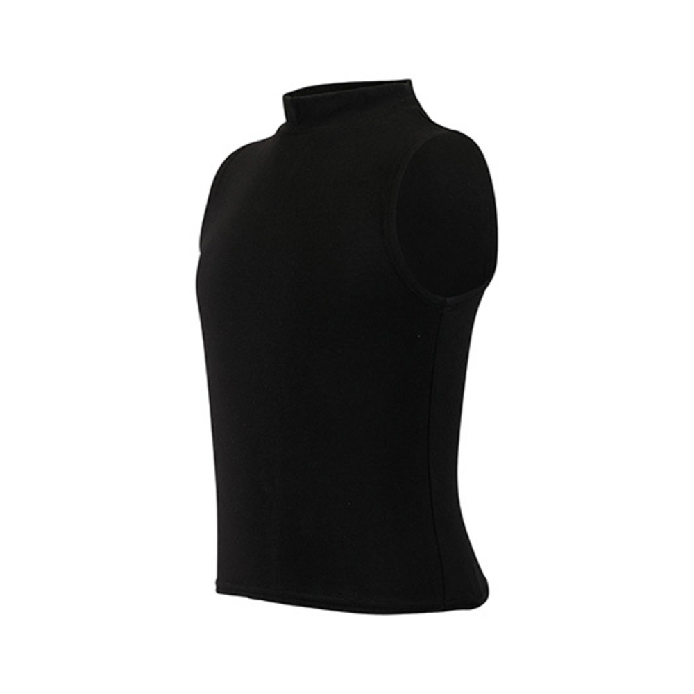 Kids` High Neck Crop Vest