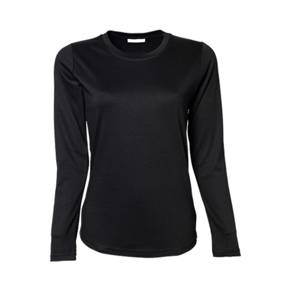 Ladies Long Sleeve Interlock Tee