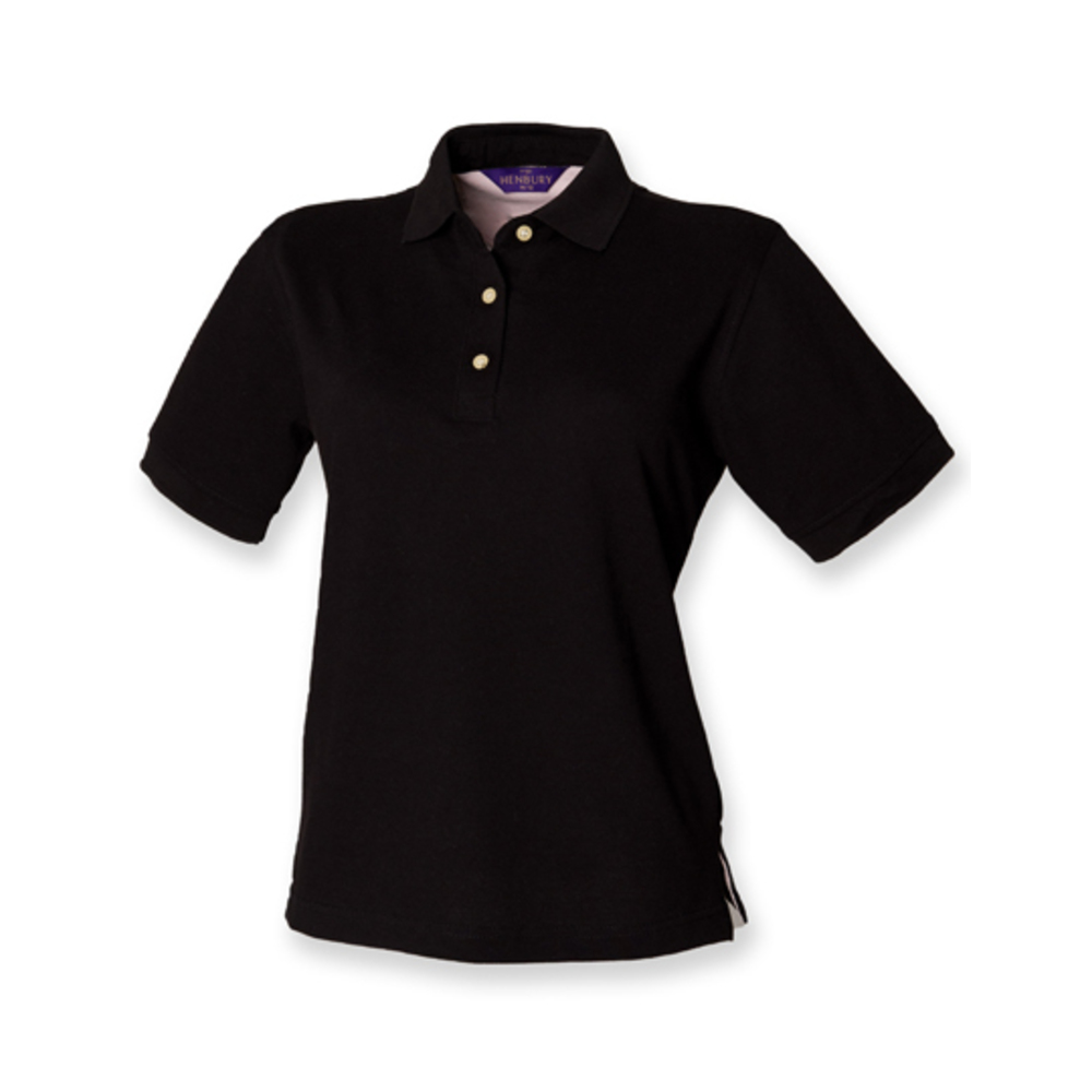 Polo en coton piqué classique pour dames
