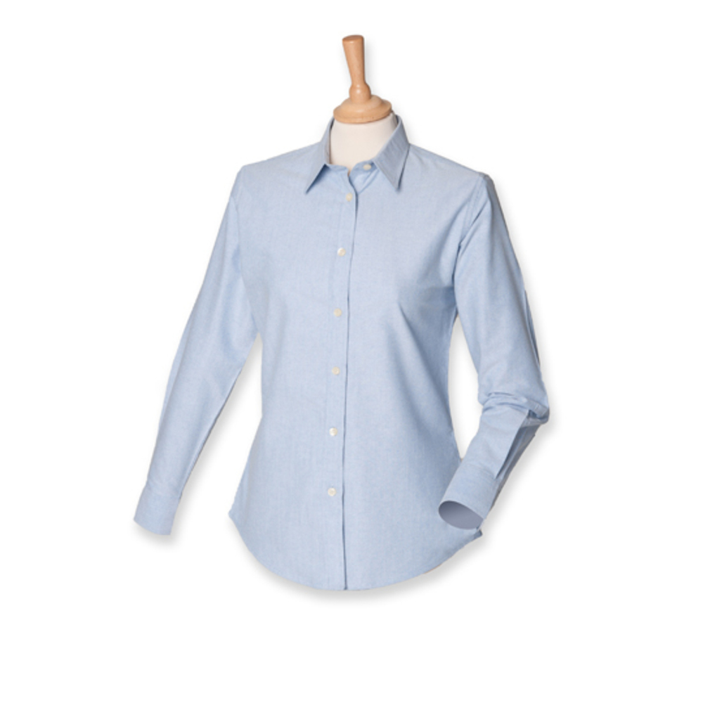 Ladies Classic Long Sleeved Oxford Shirt