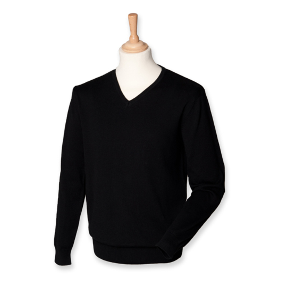 Men's lightweight V-neck jumper