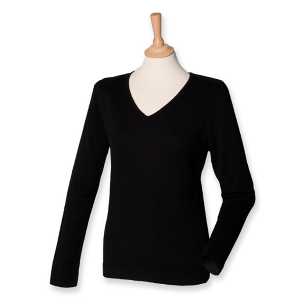 Ladies lightweight V neck jumper