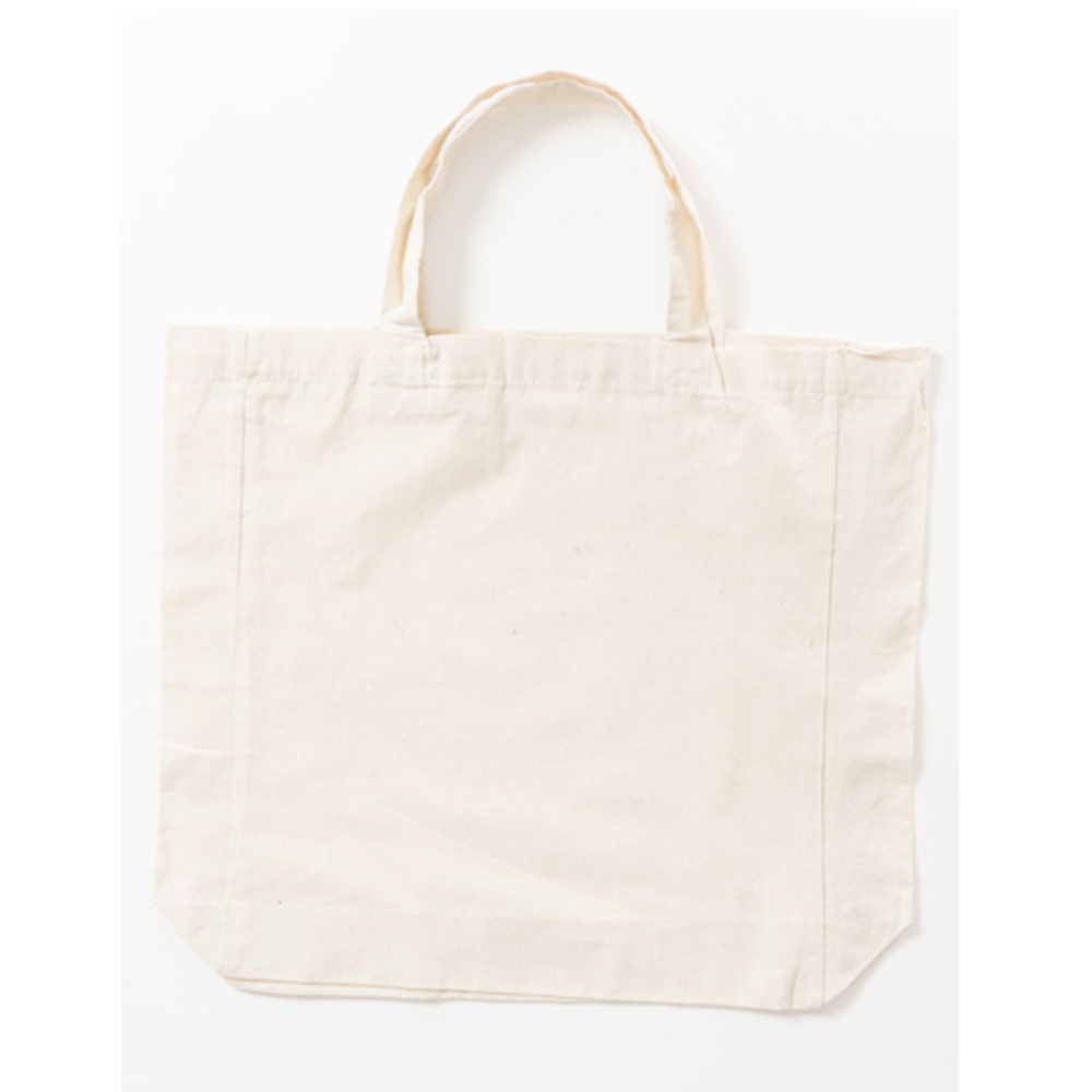 Baumwolltasche mit Seitenfalte