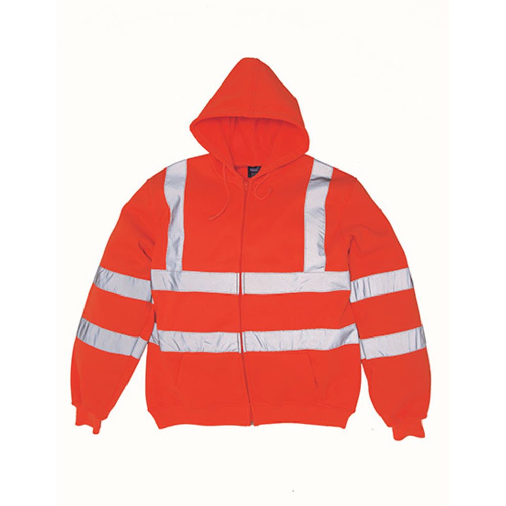 Hi Vis Zip Hoodie