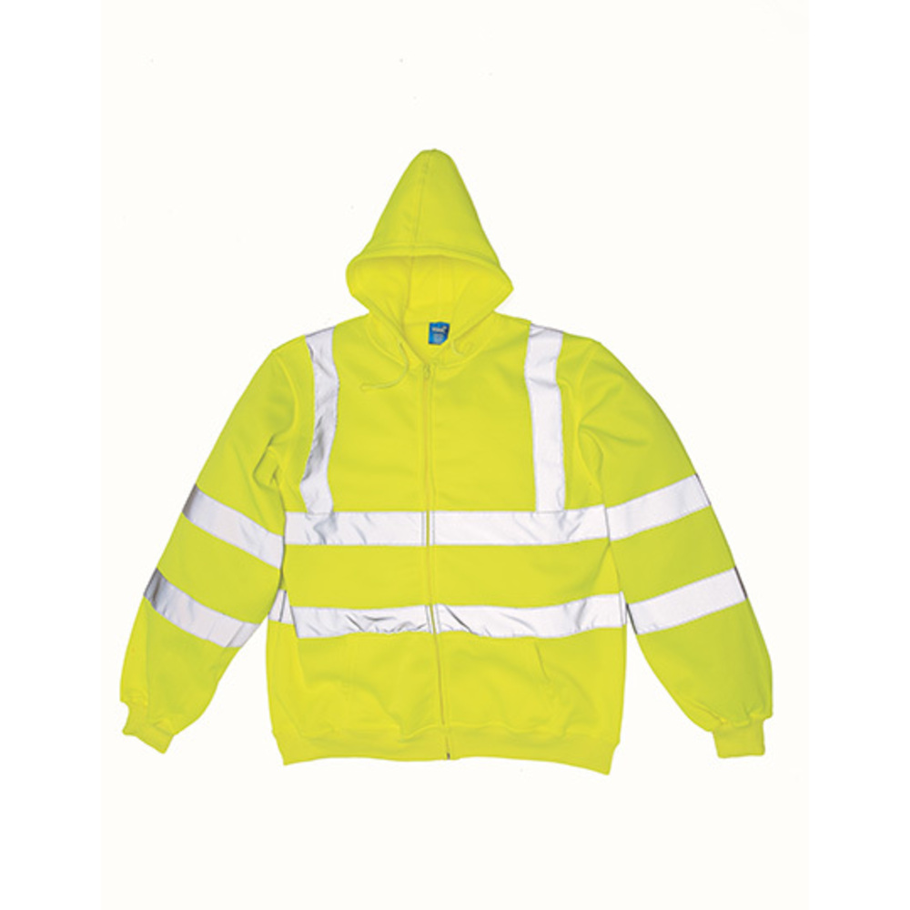 Hi Vis Zip Hoodie
