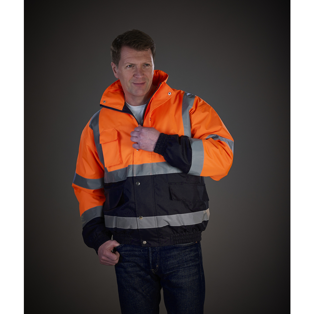 High Visibility Two-Tone Bomber Jacket