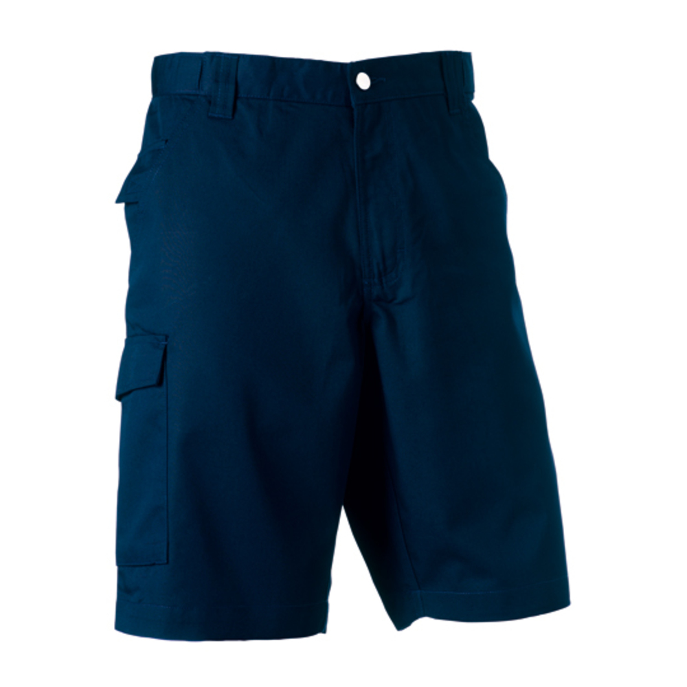 Workwear shorts made of polyester twill/cotton twill