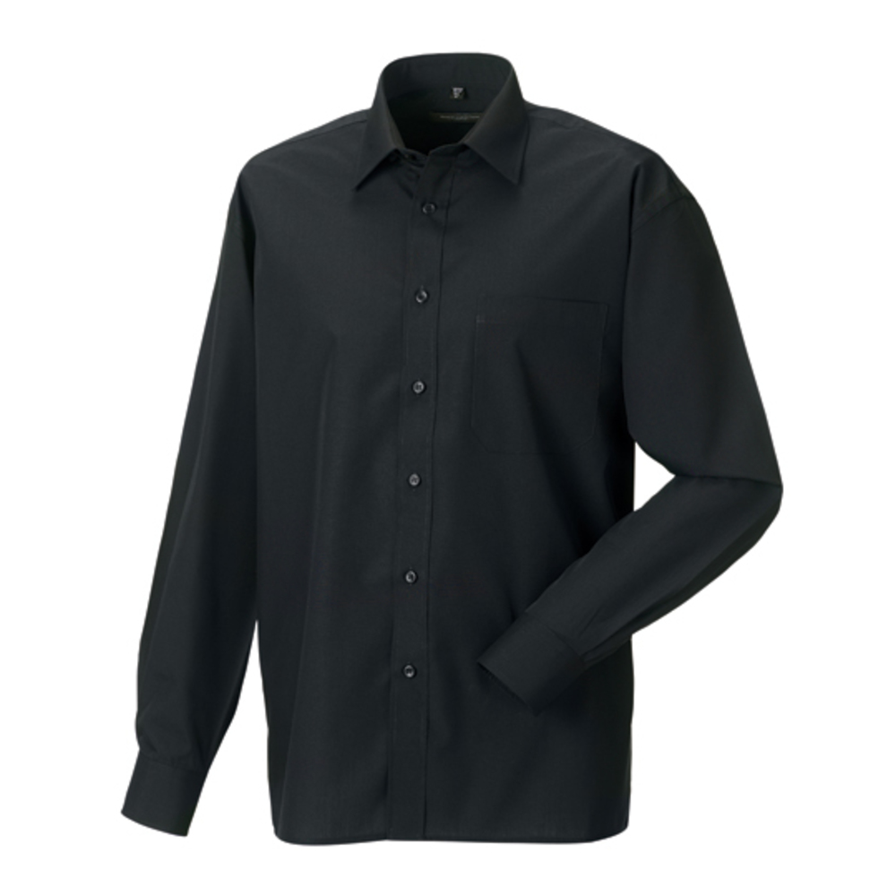 Men´s Long Sleeve Polycotton Poplin Shirt