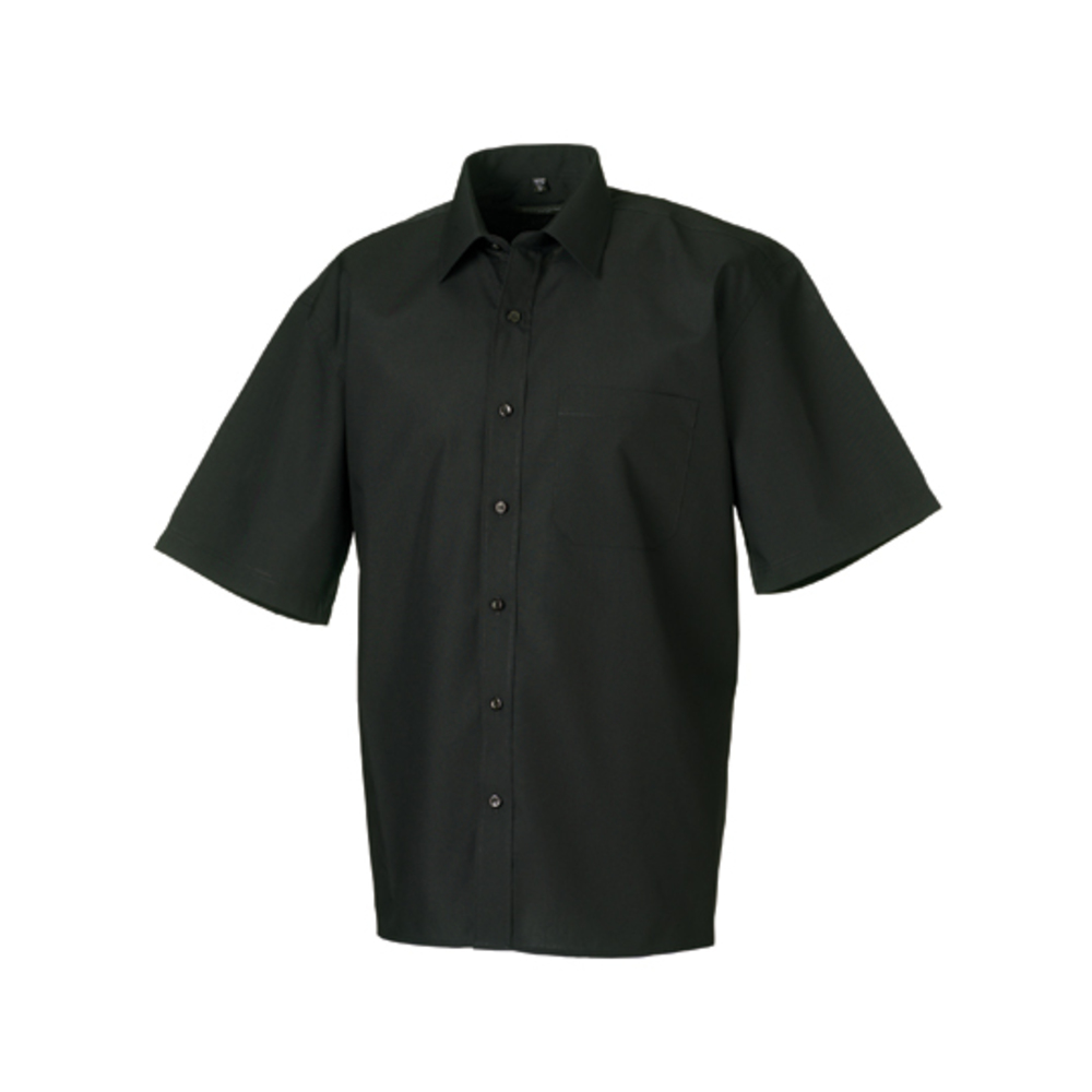 Men´s Short Sleeve Polycotton Poplin Shirt