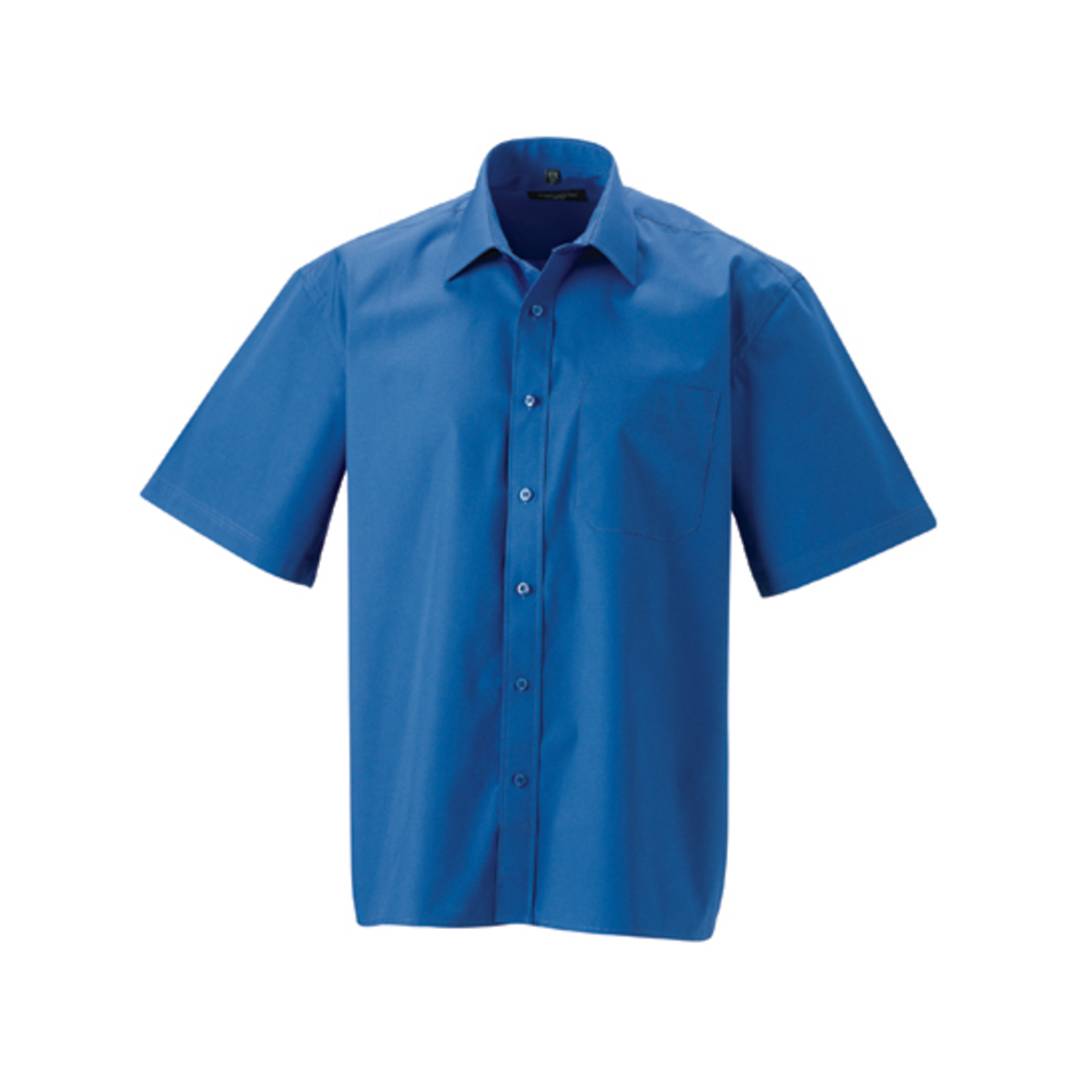 Men´s Short Sleeve Pure Cotton Poplin Shirt