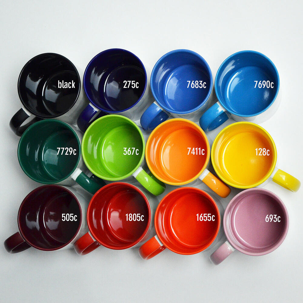 Subli Mug Two Tone pink 11 oz (12 Stk.)