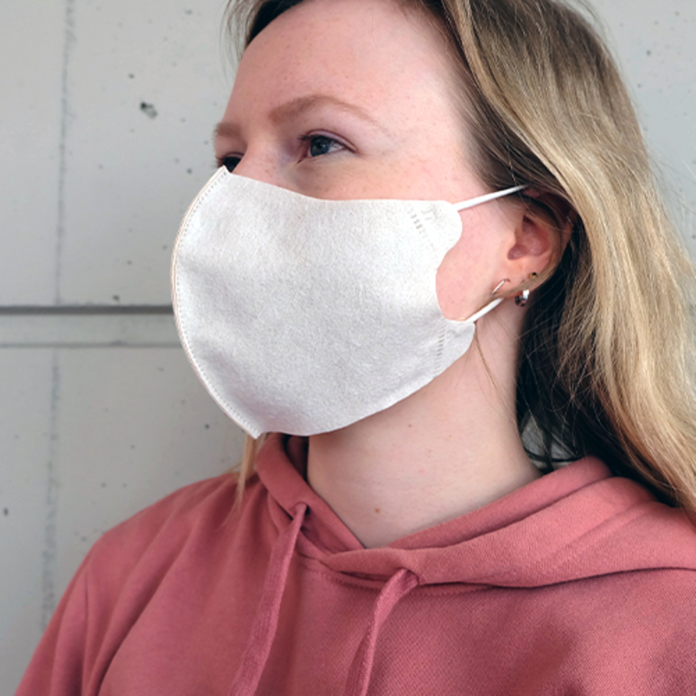 Gesichtsmaske aus Filtervlies mehrfach verwendbar - Modell: David