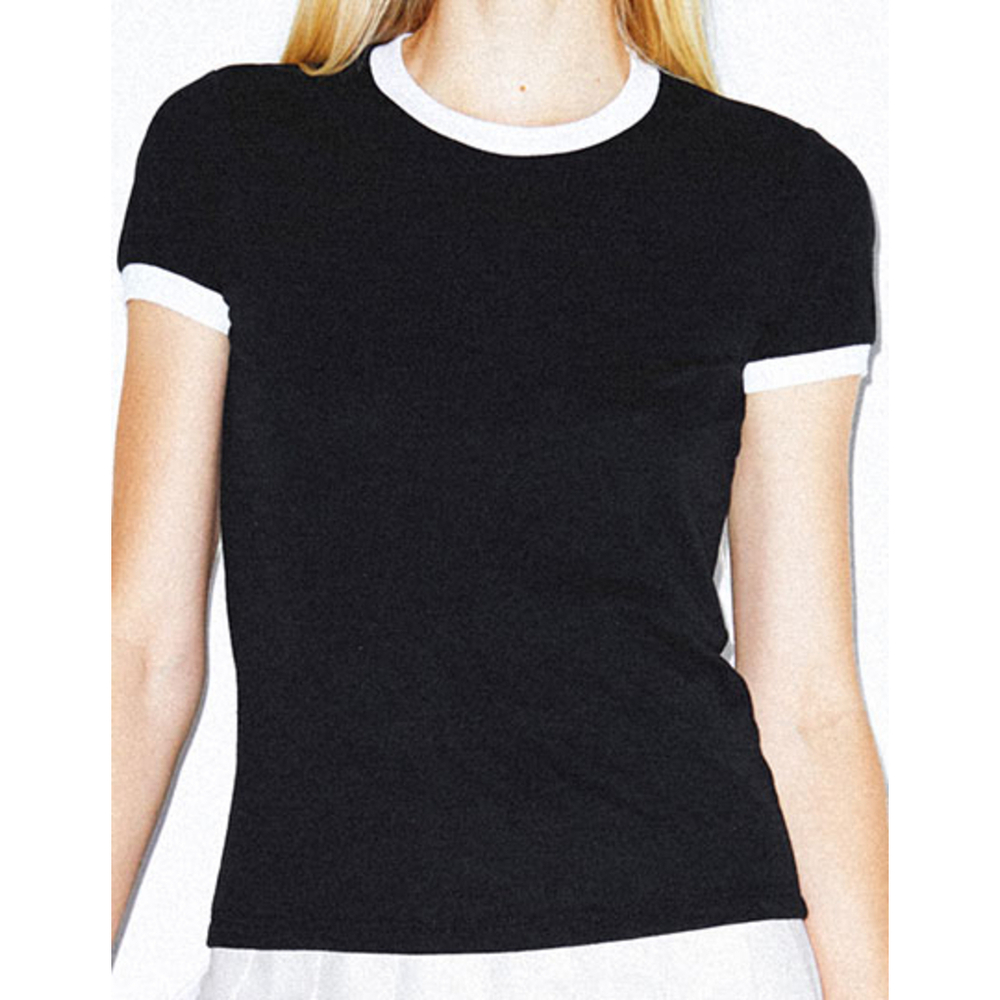 Women`s Poly-Cotton Ringer T-Shirt