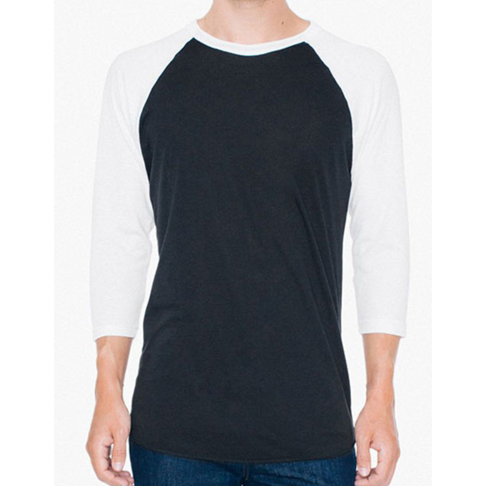 Unisex Poly-Cotton ¾ Sleeve Raglan T-Shirt