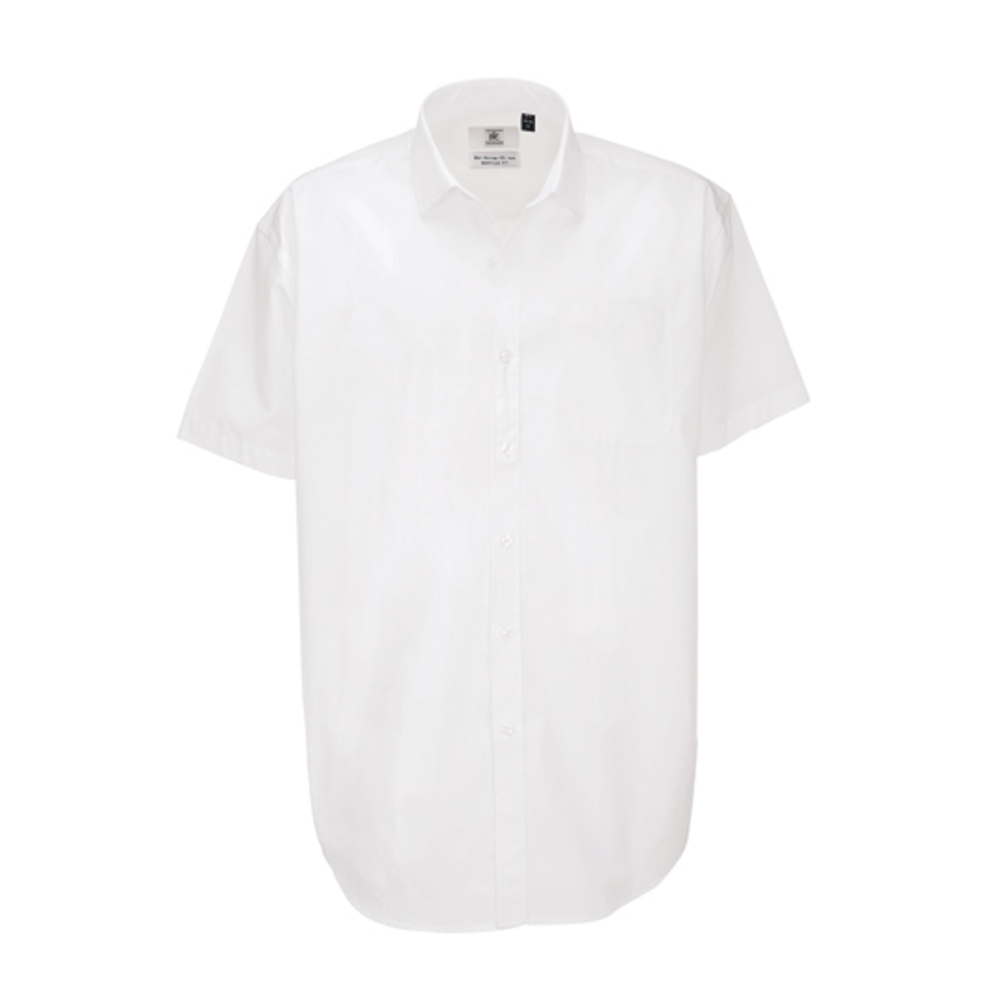 Poplin camicia Patrimonio Camicia in popeline manica corta / Uomini