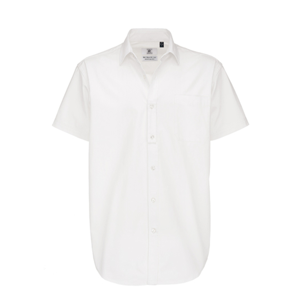 Camicia maniche corte twill sharp uomo