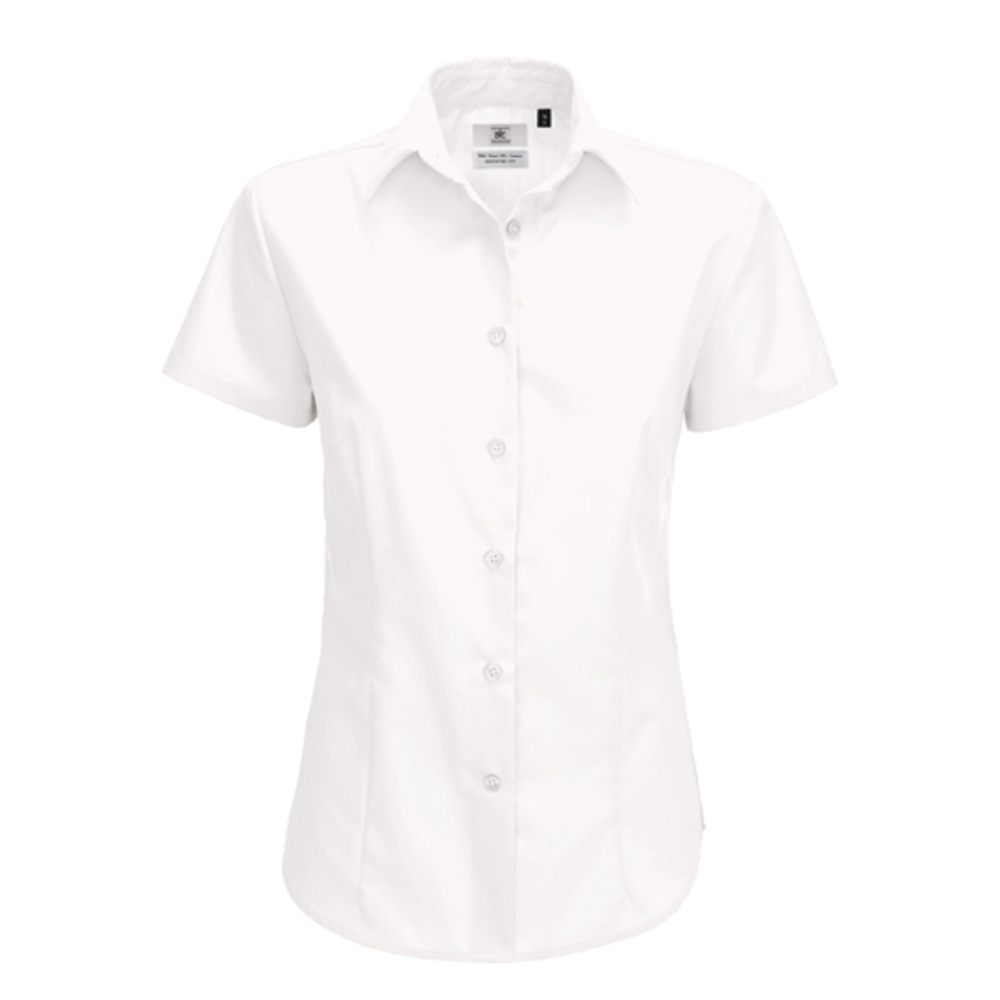 Camisa Poplin Smart manga corta / Mujer