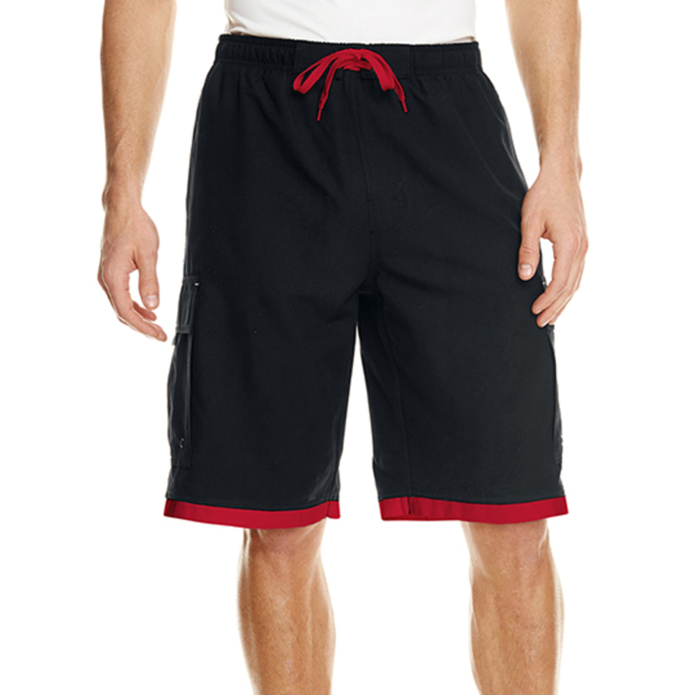 Striped Swim Trunks
