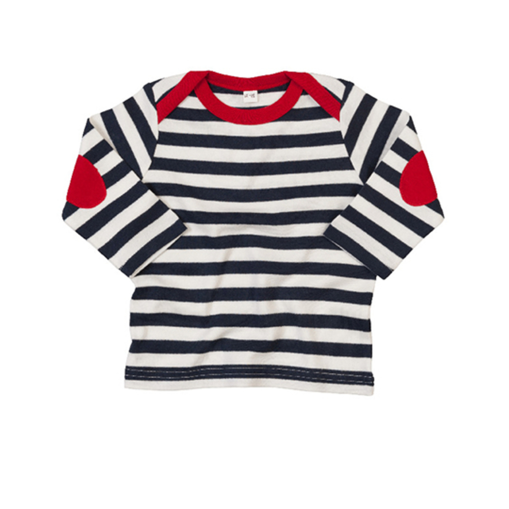 Bebé Stripy Manga Larga T