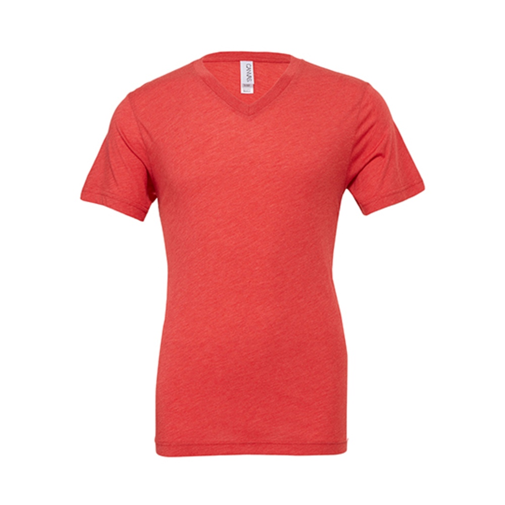 T-shirt unisex Triblend con scollo a V