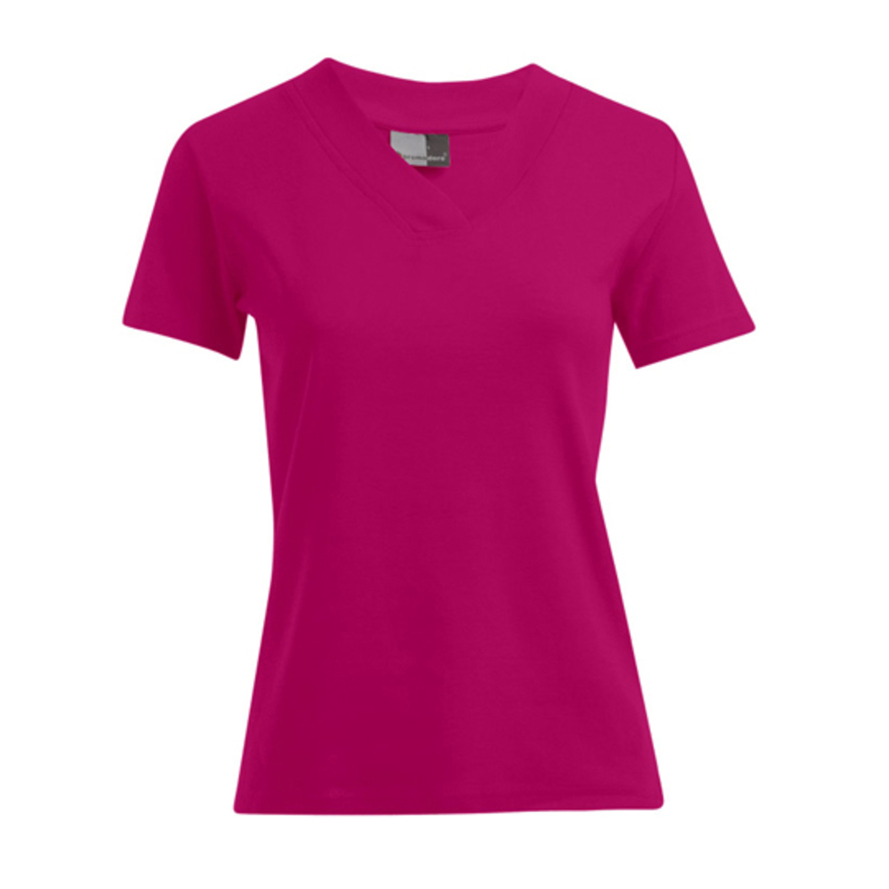 Women`s Rib V-Neck-T