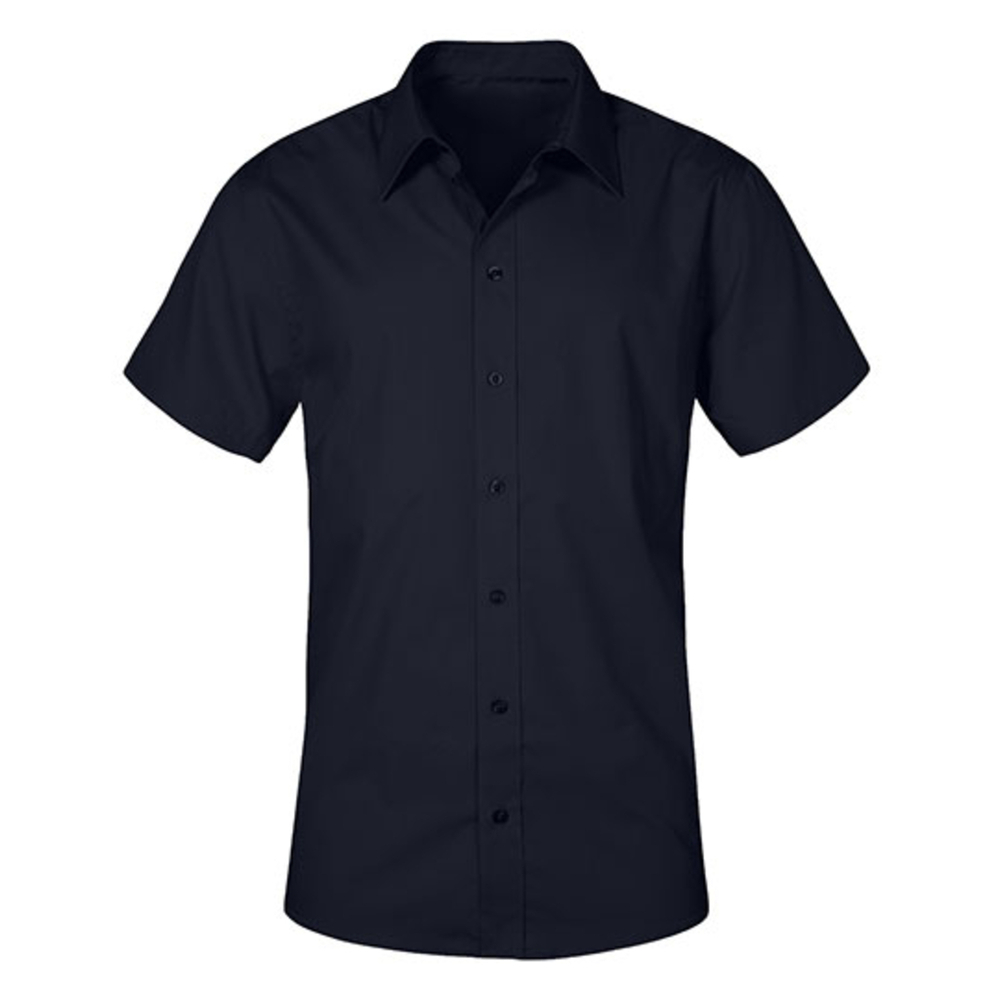 Men`s Poplin Shirt Short Sleeve