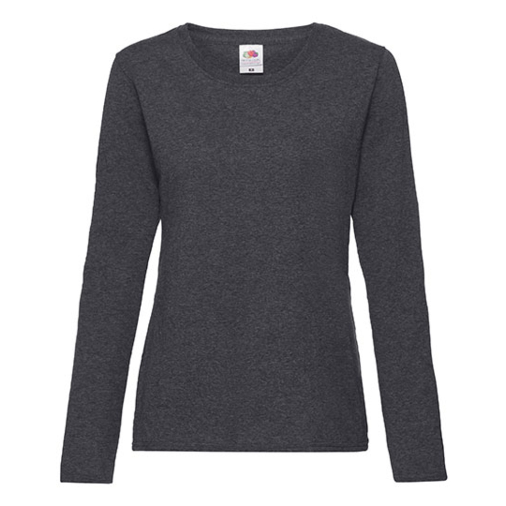 Ladies Valueweight Longs Sleeve T