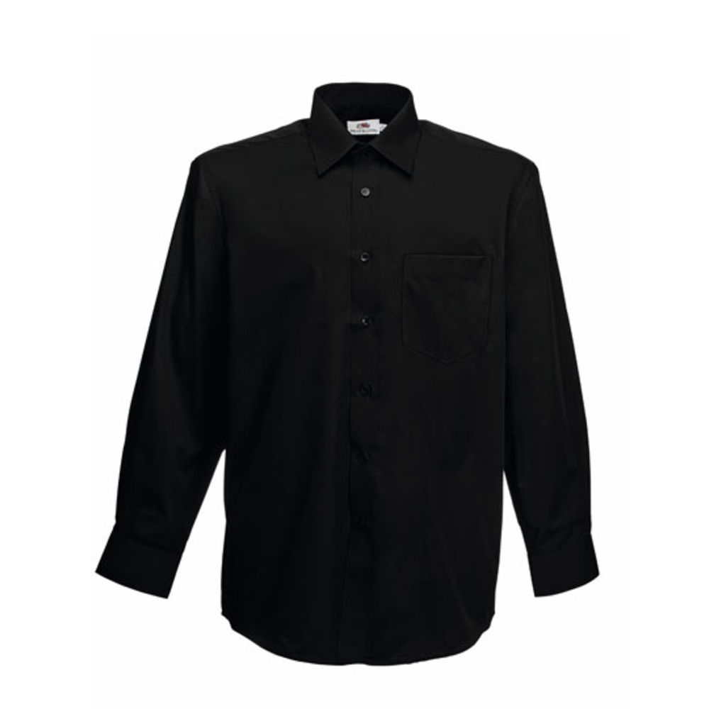 Men`s Long Sleeve Poplin Shirt