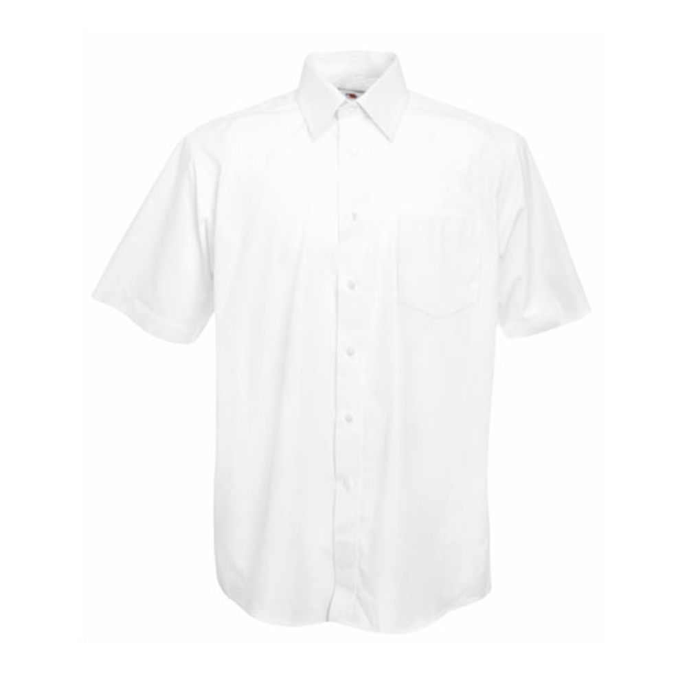 Men`s Short Sleeve Poplin Shirt