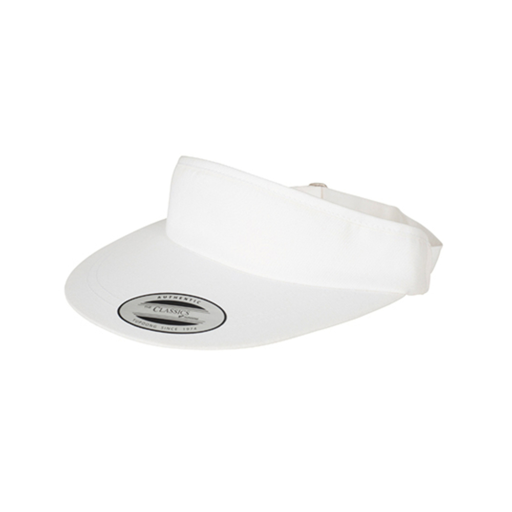 Flat round visor cap