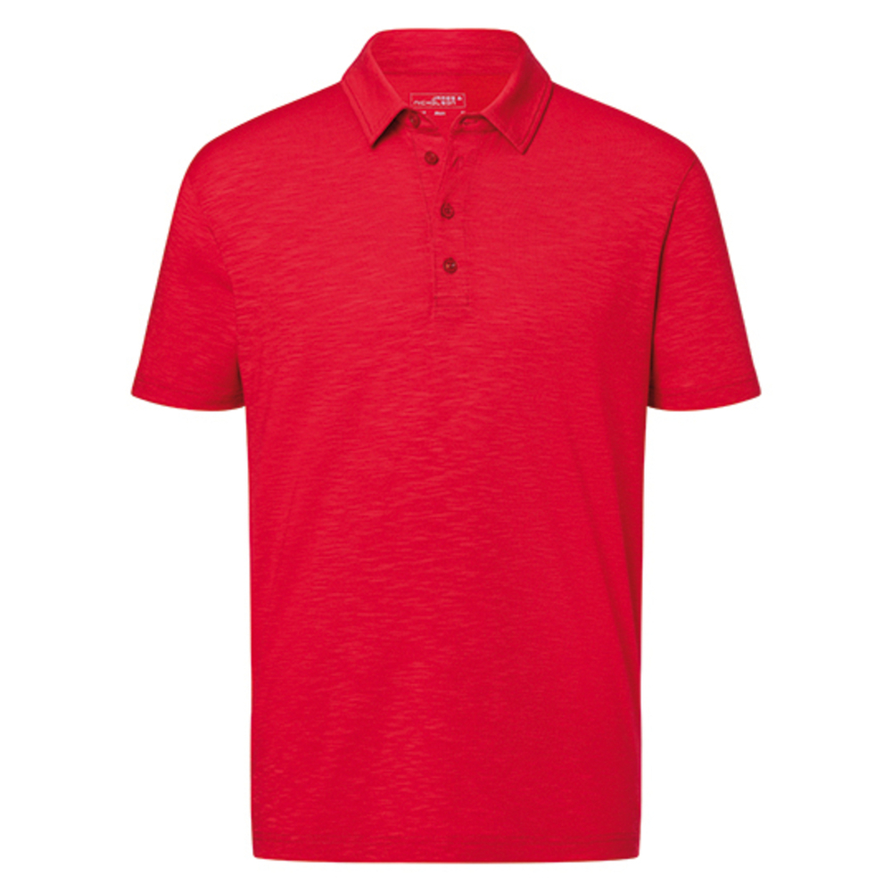 Men`s Slub Polo
