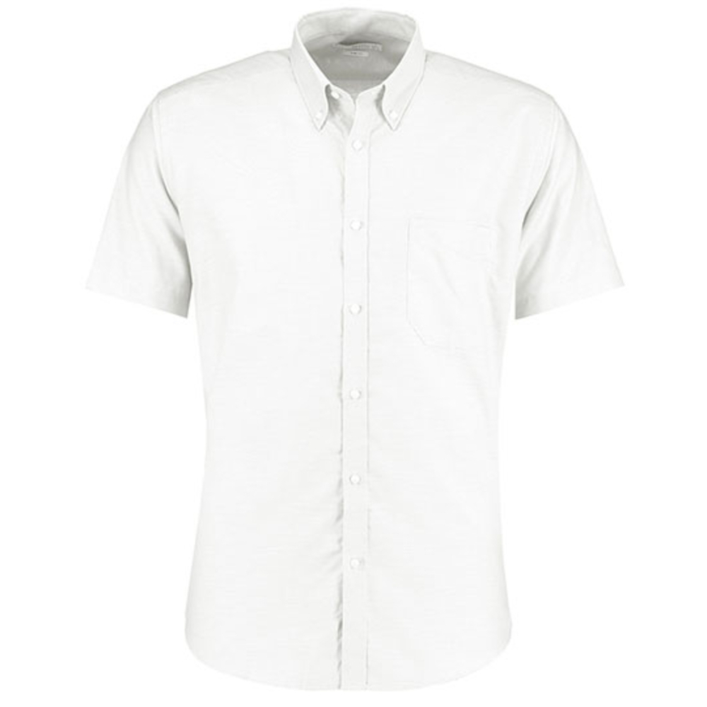 Camicia Oxford da lavoro slim fit a maniche corte